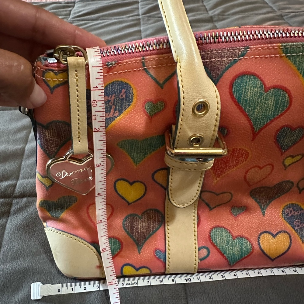 Dooney & Bourke Pink Heart Satchel